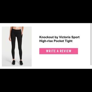 Knockout by Victoria Secret High Rise Pocket Leggings